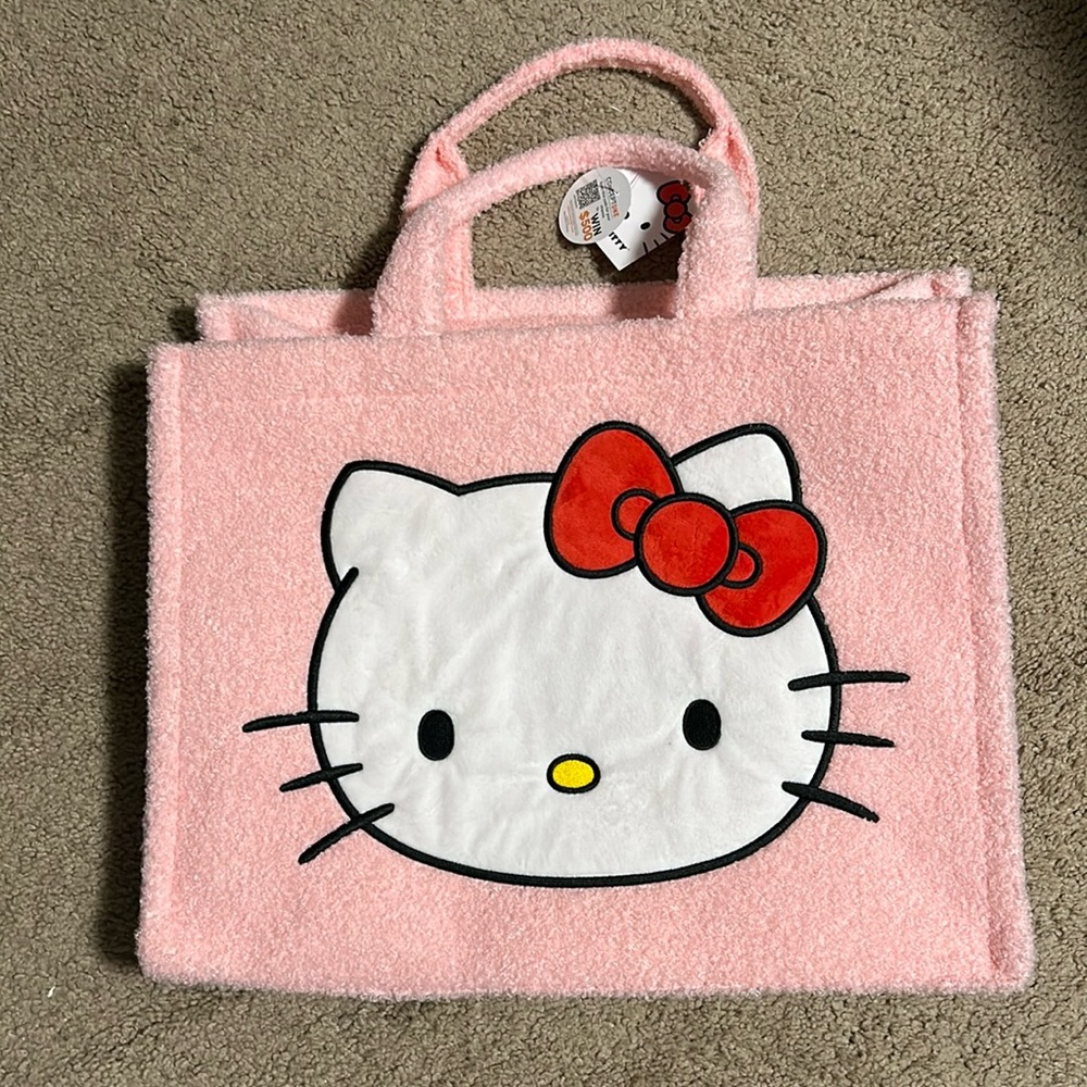 Hello Kitty duffel bag.